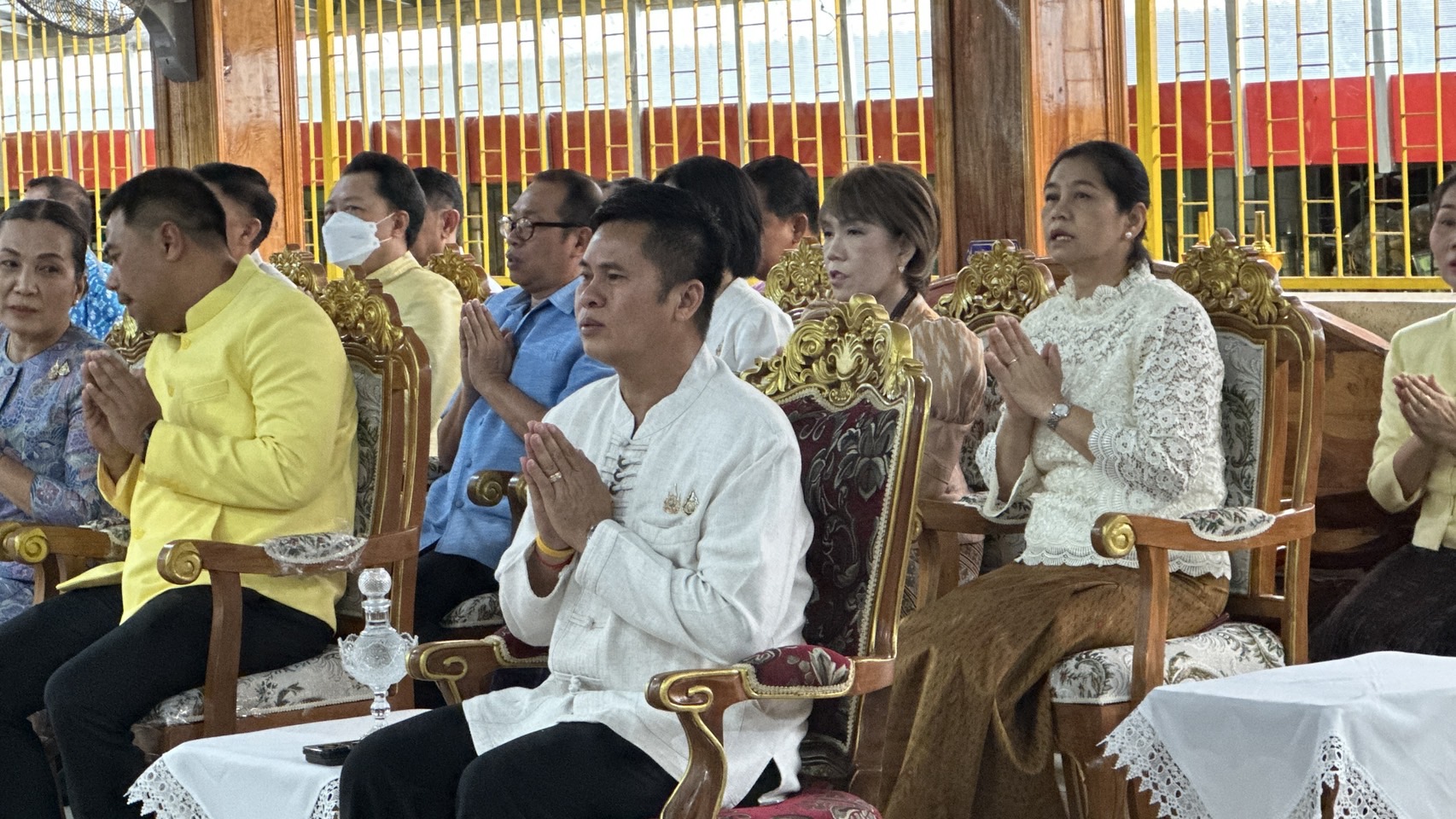 พช.เพชรบุรี >> ร่วมโครงการเข้าวัดปฎิบัติธรรมวันธรรมสวนะ ศรัทธาอิ่มบุญ อุดหนุนชุมชน ประจำปีงบประมาณ พ.ศ. 2568