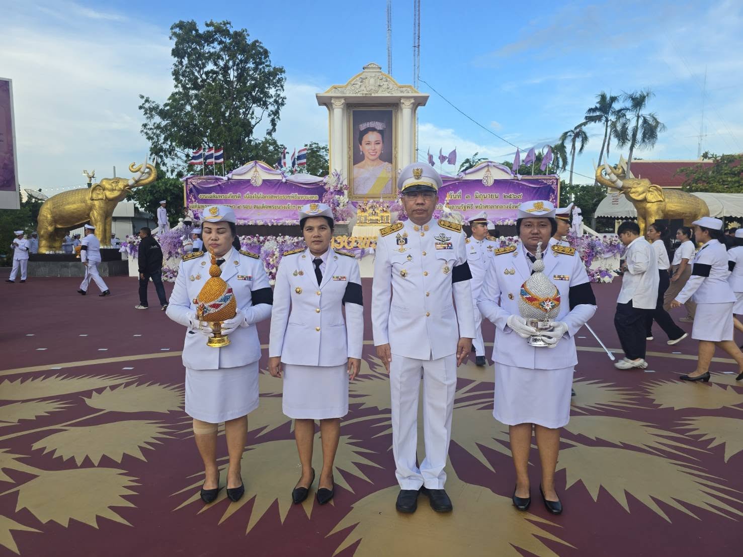 💎 พช.เพชรบุรี >> ร่วมกิจกรรมเฉลิมพระเกียรติ เนื่องในโอกาสพระราชพิธีมหามงคลเฉลิมพระชนมพรรษา 4 รอบ สมเด็จพระนางเจ้าฯ พระบรมราชินี 3 มิถุนายน 2569